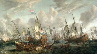 La Batalla de los Cuatro Días, 1-4 de junio de 1666 de Abraham Storck